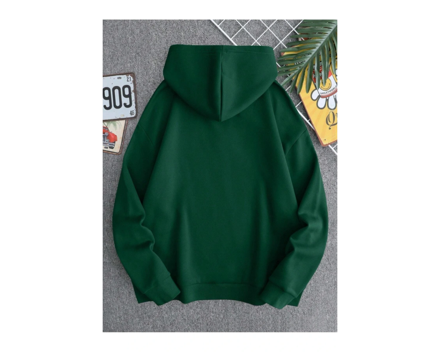 Haki Forest Oversize Kapüşonlu Sweatshirt Haki