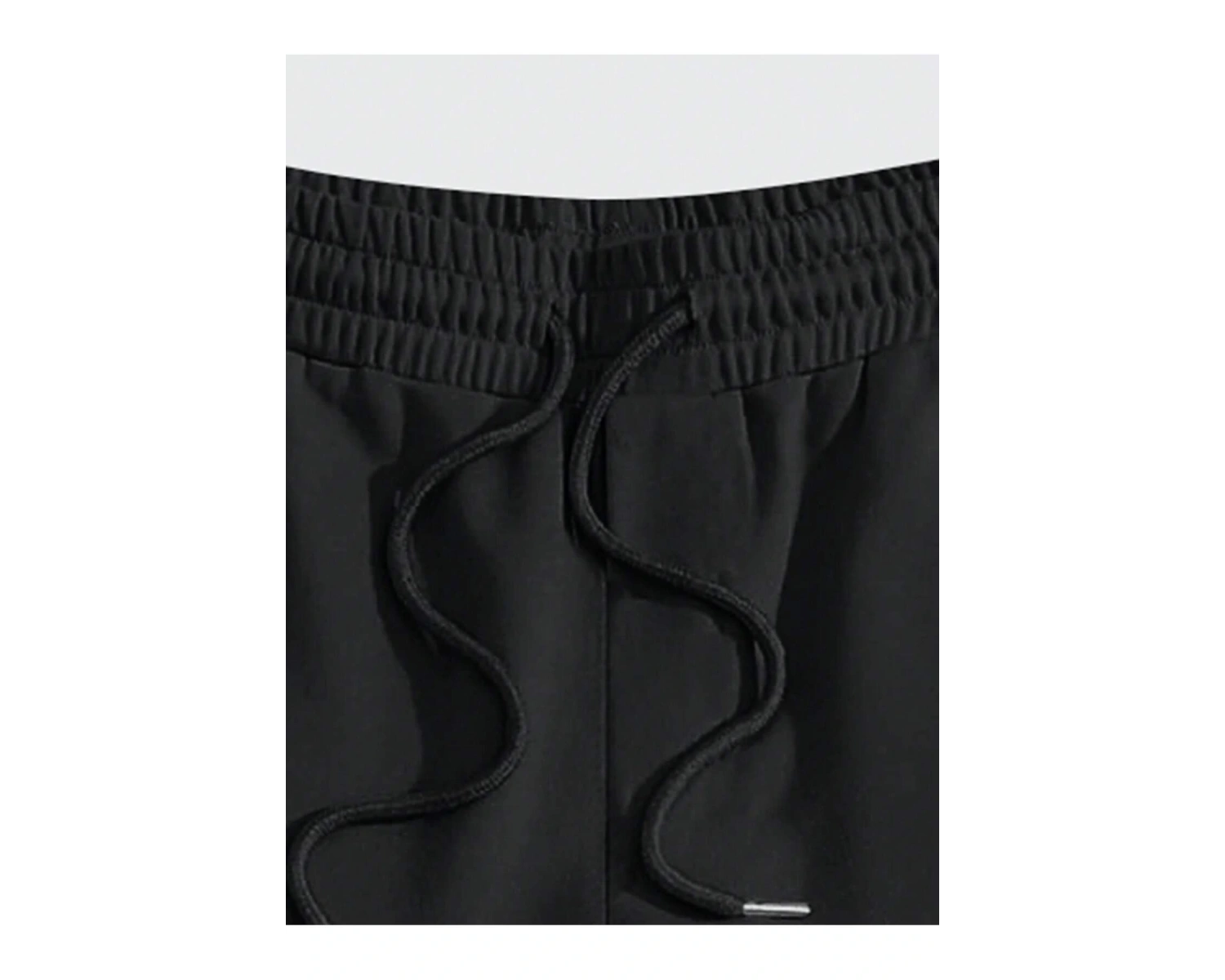 Halloween Cross & Letter Graphic Drawstring Waist Eşofman Altı