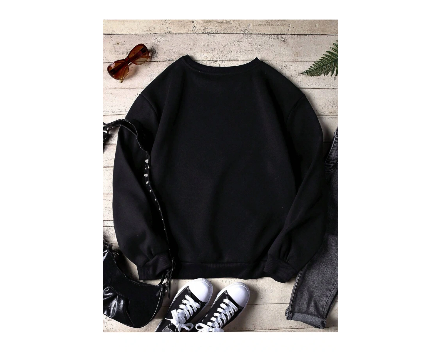 Halloween Print Siyah