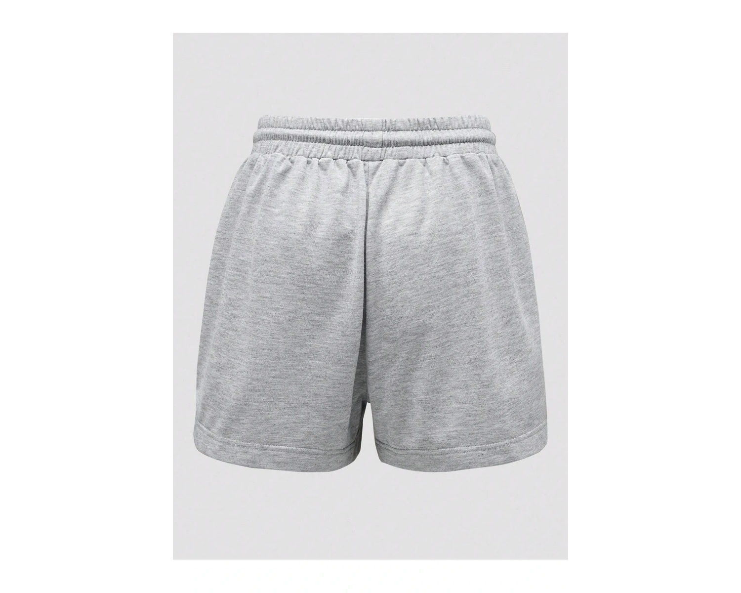 Halloween Spider Web & Heart Print Drawstring Waist Şort