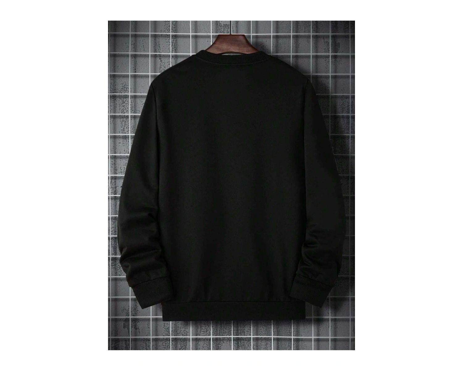 Harajuka Sokakt Manfinity Hypemode Katı Damla Omuz Kazak Gri