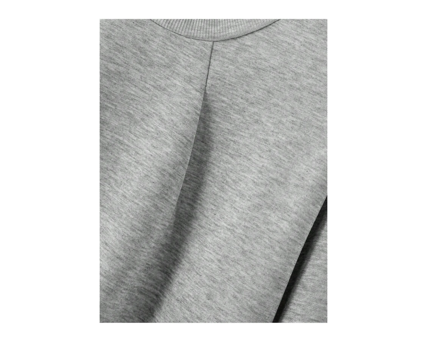 Harajuka Sokakt Manfinity Hypemode Katı Damla Omuz Kazak Gri