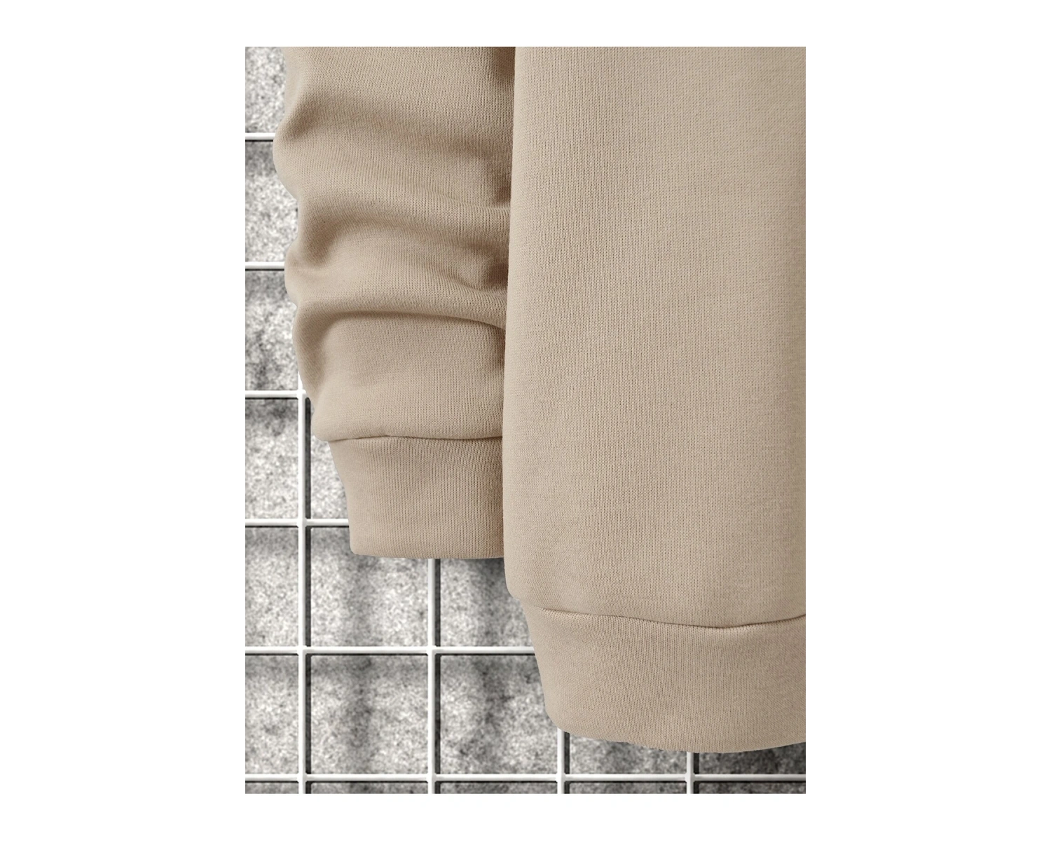 Harajuka Sokakt Manfinity Mürdüm Çiçeği ve Çin Harfli Grafik Termal Kazak Haki