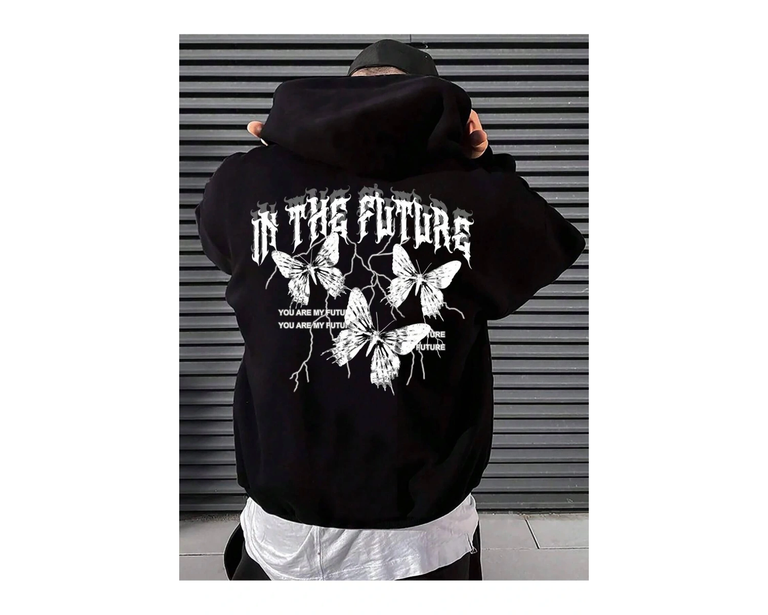 Harajuka Sokakt Oyun Kartı Baskı Haki