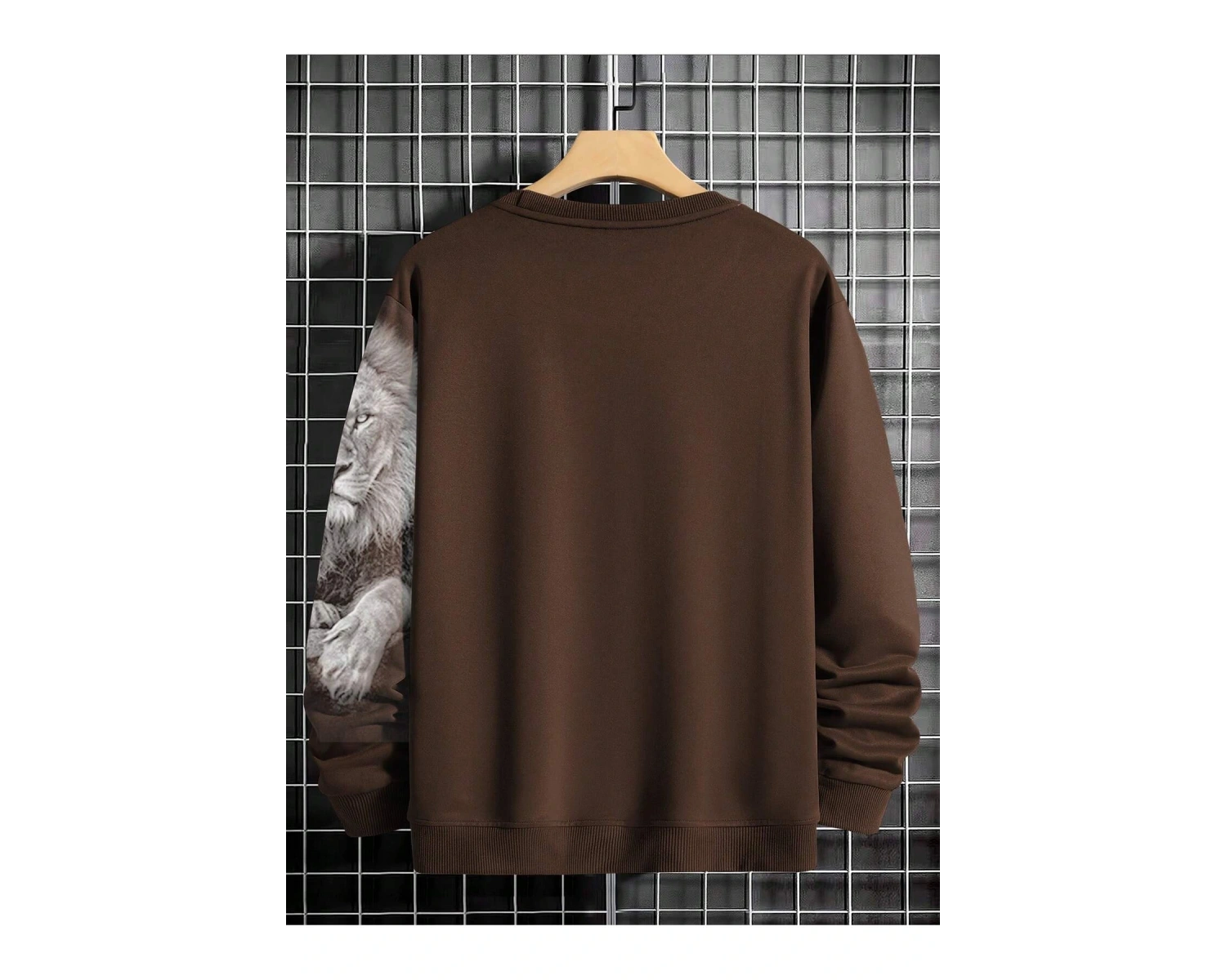 Harajuka Sokakt Oyun Kartı Baskı Kahverengi