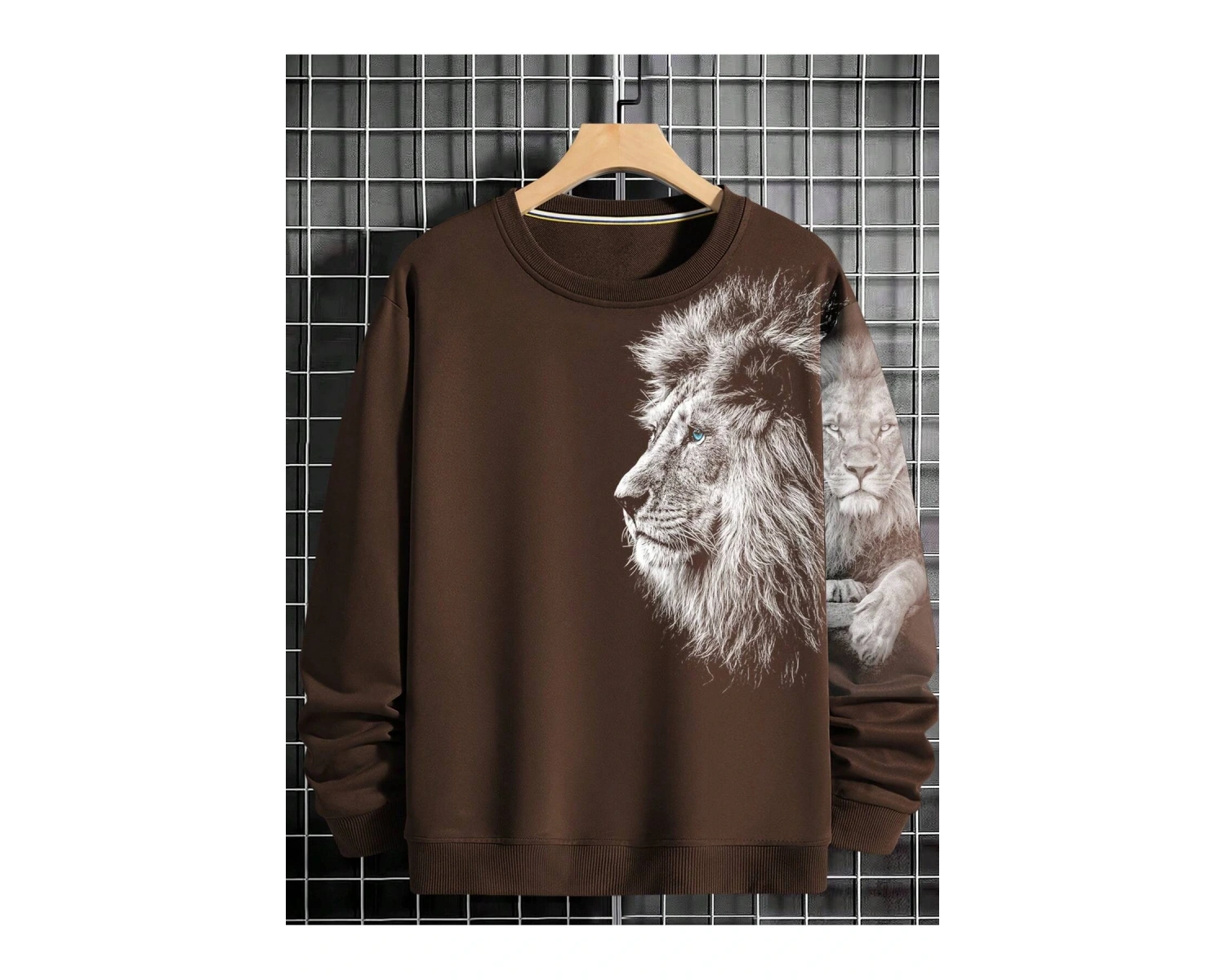 Harajuka Sokakt Oyun Kartı Baskı Kahverengi