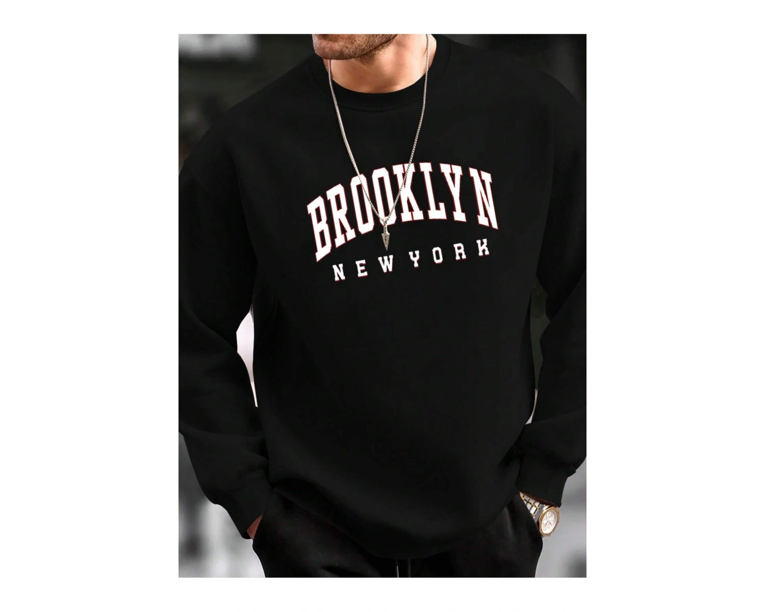 Harajuka Sokakt Oyun Kartı Baskı Siyah