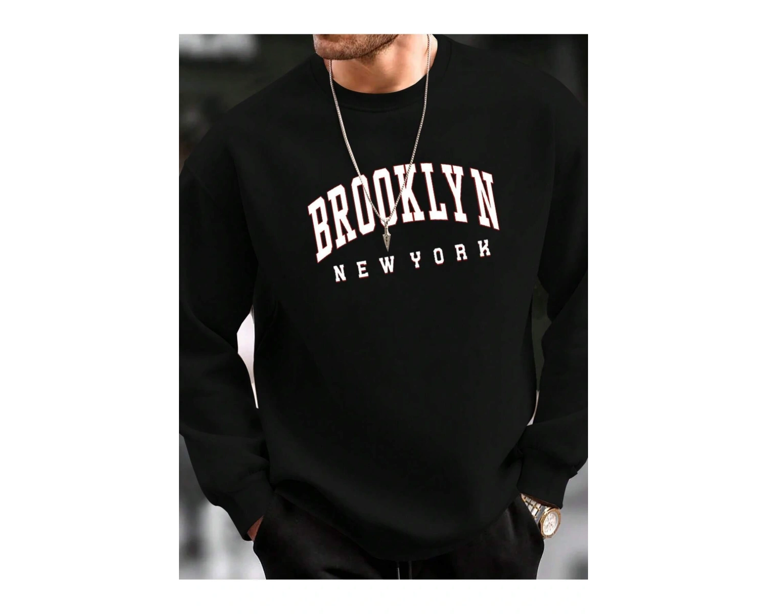 Harajuka Sokakt Oyun Kartı Baskı Siyah