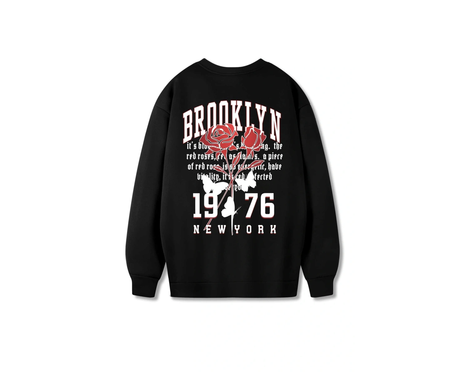 Harajuka Sokakt Oyun Kartı Baskı Siyah