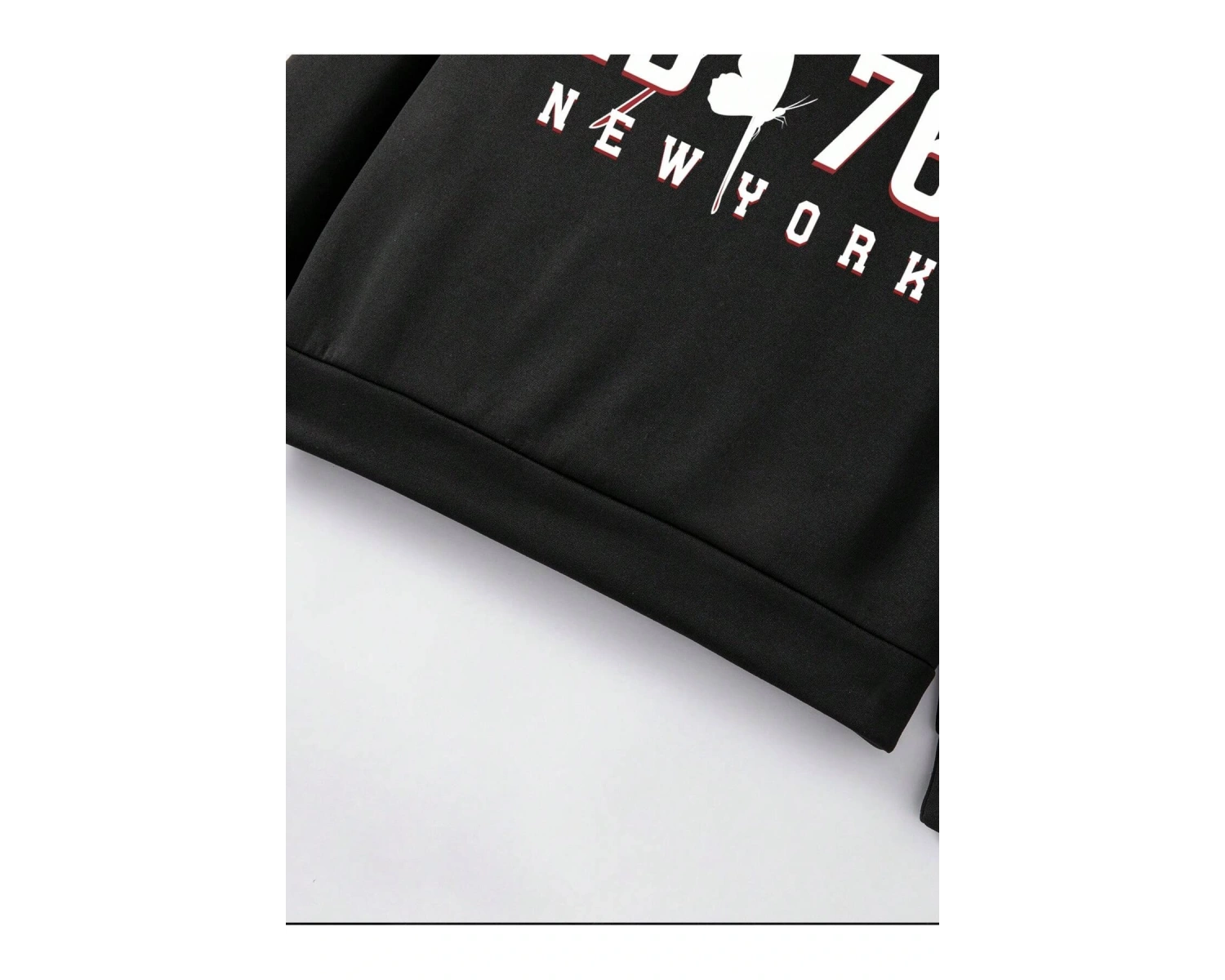 Harajuka Sokakt Oyun Kartı Baskı Siyah