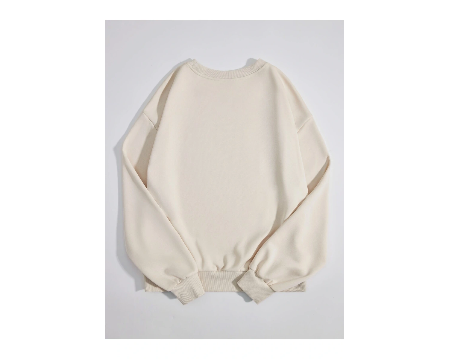 Harajuka Sokakt Yazılı Grafik Sweat Bej