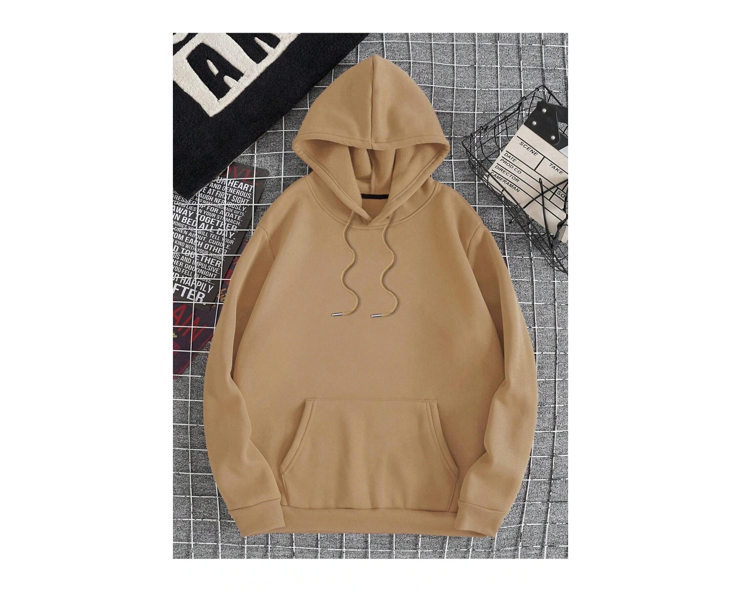 Harajuka Sokakt Yazılı Grafik Sweat Haki