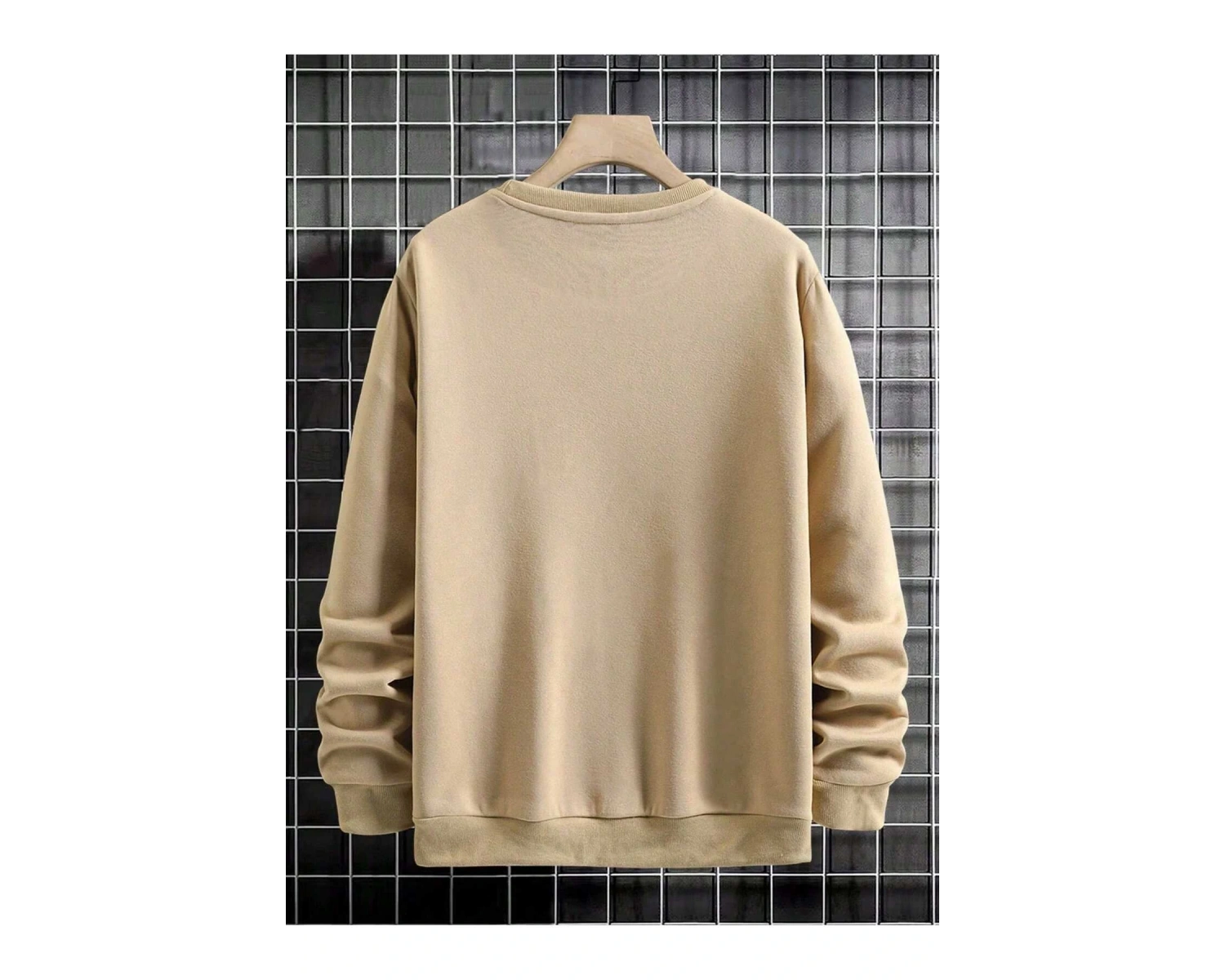 Harajuka Sokakt Yazılı Grafik Sweat Haki