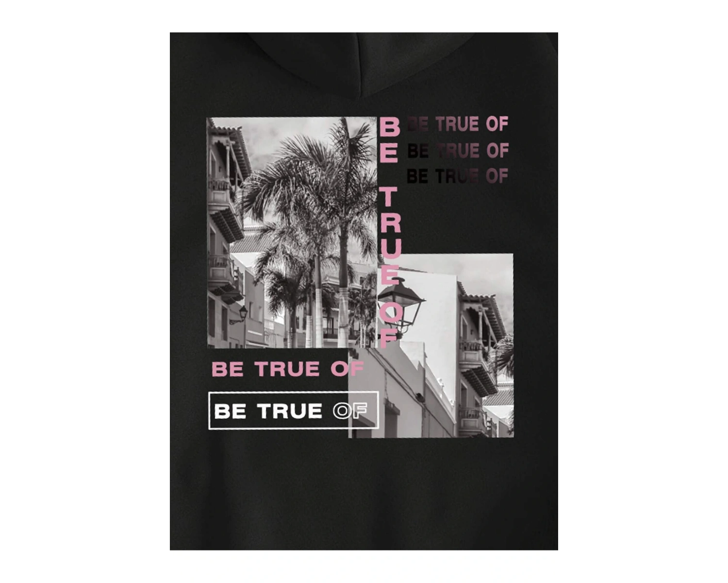 Harajuka Sokakt Yazılı Grafik Sweat Siyah