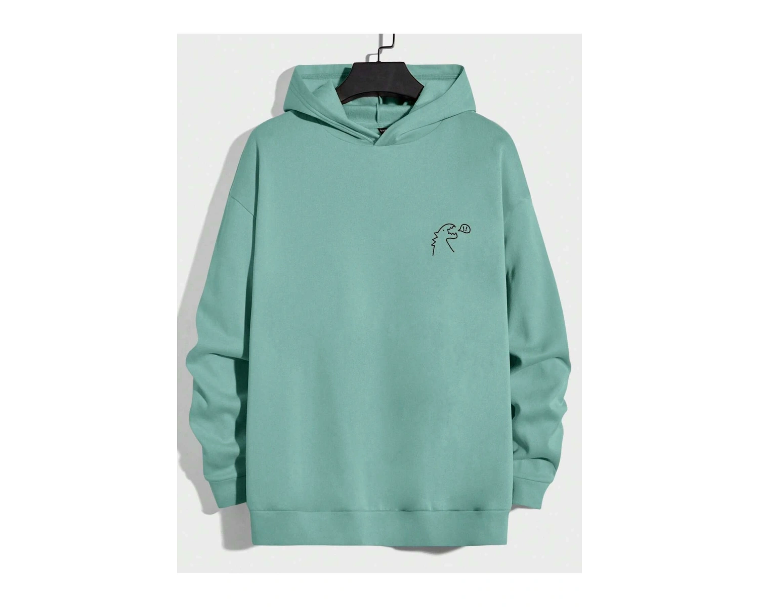 Harajuka Sokakt Yazılı Grafik Sweat Yeşil