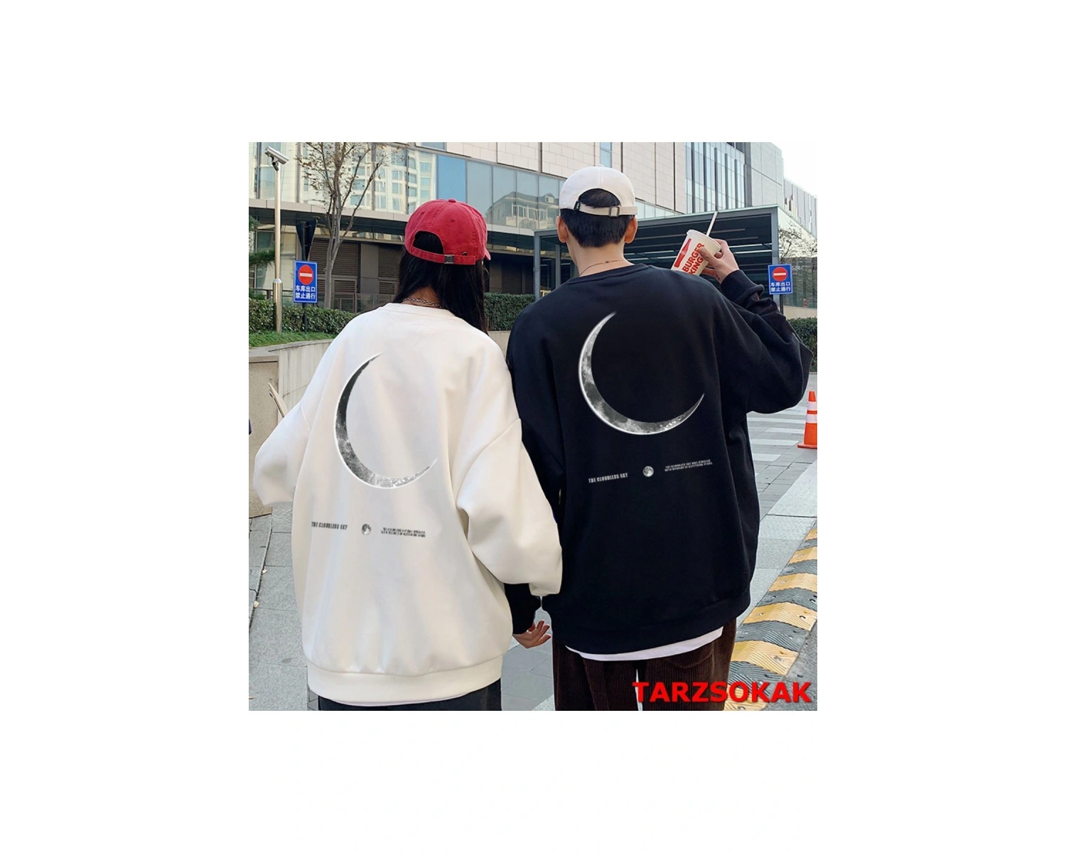 Harajuku Style Çift Sevgili Kombinleri Couple Clothing Yeni Sezon KOD:89