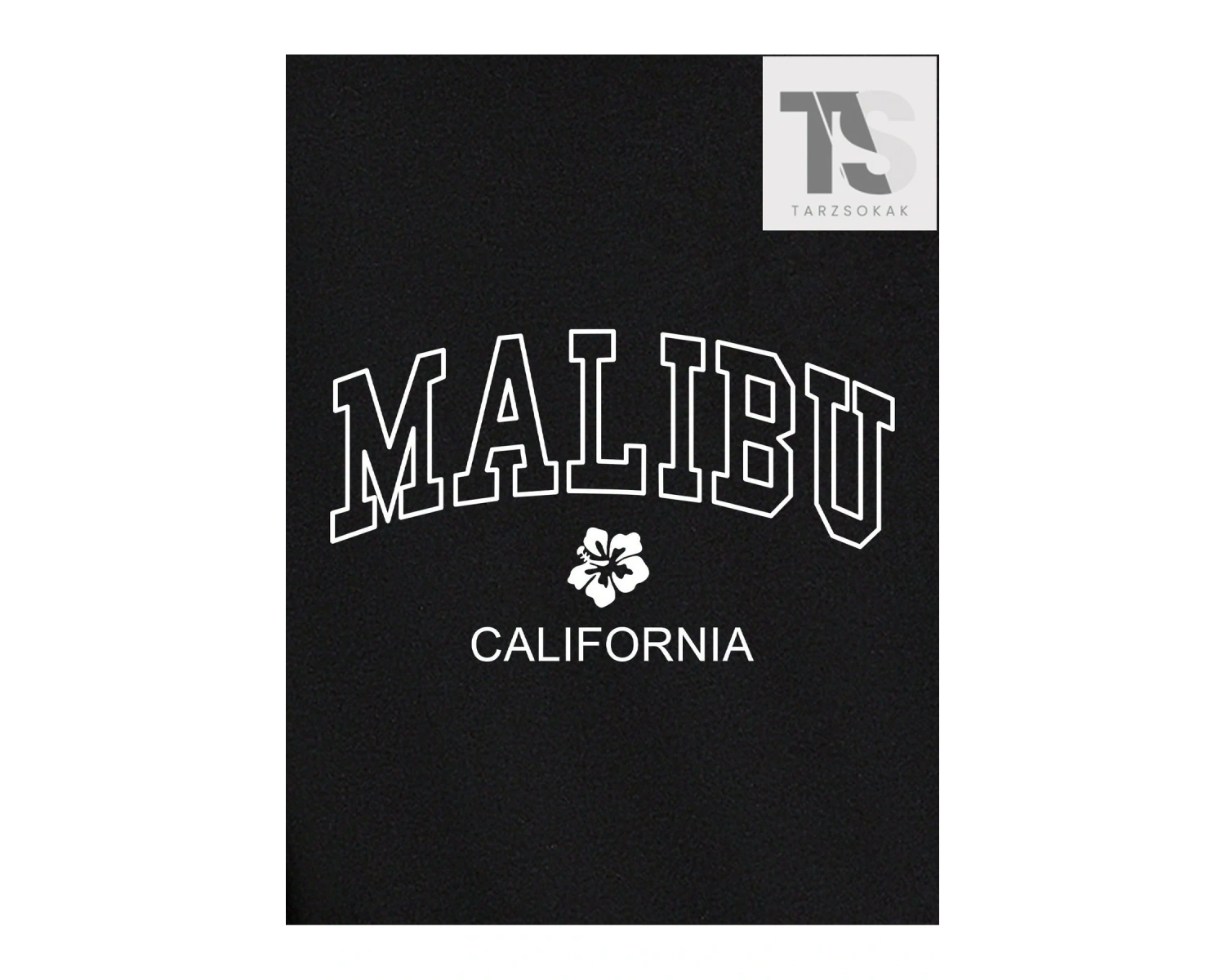 Harfli Grafik Düşük Omuz Oversize Tişört