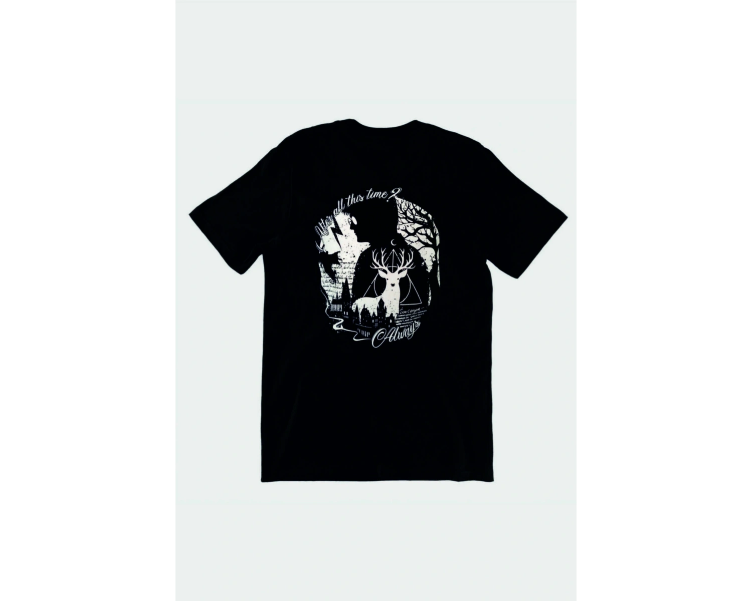 Harry Potter Always Baskılı Penye T-shırt