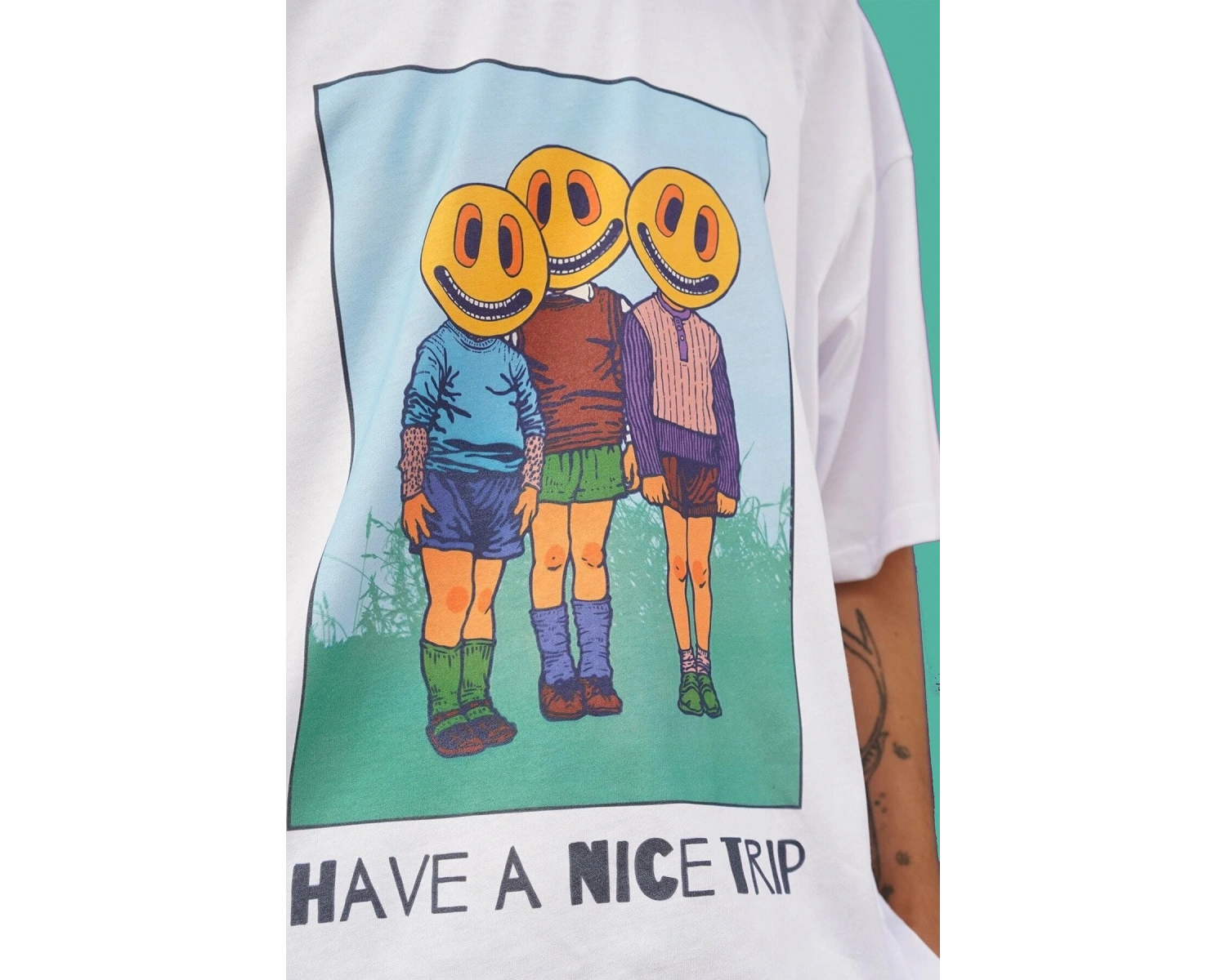 Have A Nice Trip Oversize Tişört