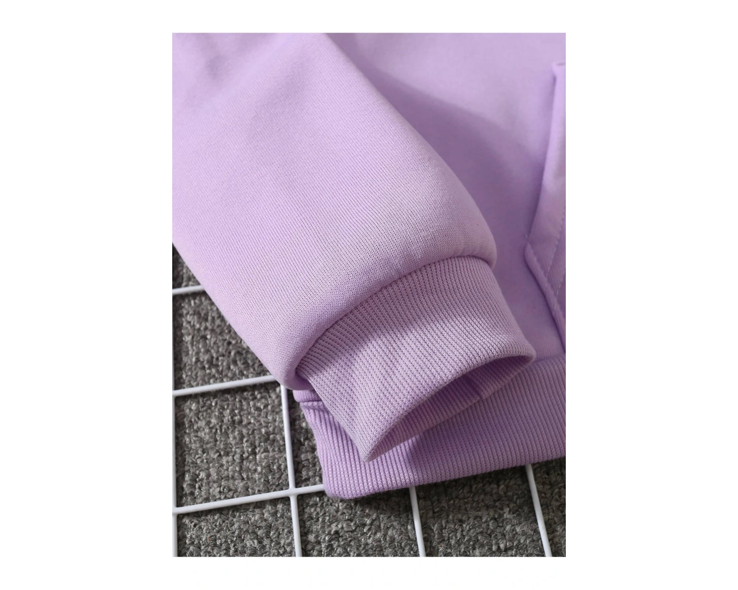 Heart Print Kangaroo Pocket Drawstring Lined Hoodie Mor