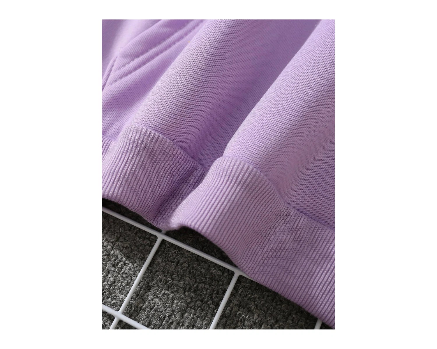 Heart Print Kangaroo Pocket Drawstring Lined Hoodie Mor