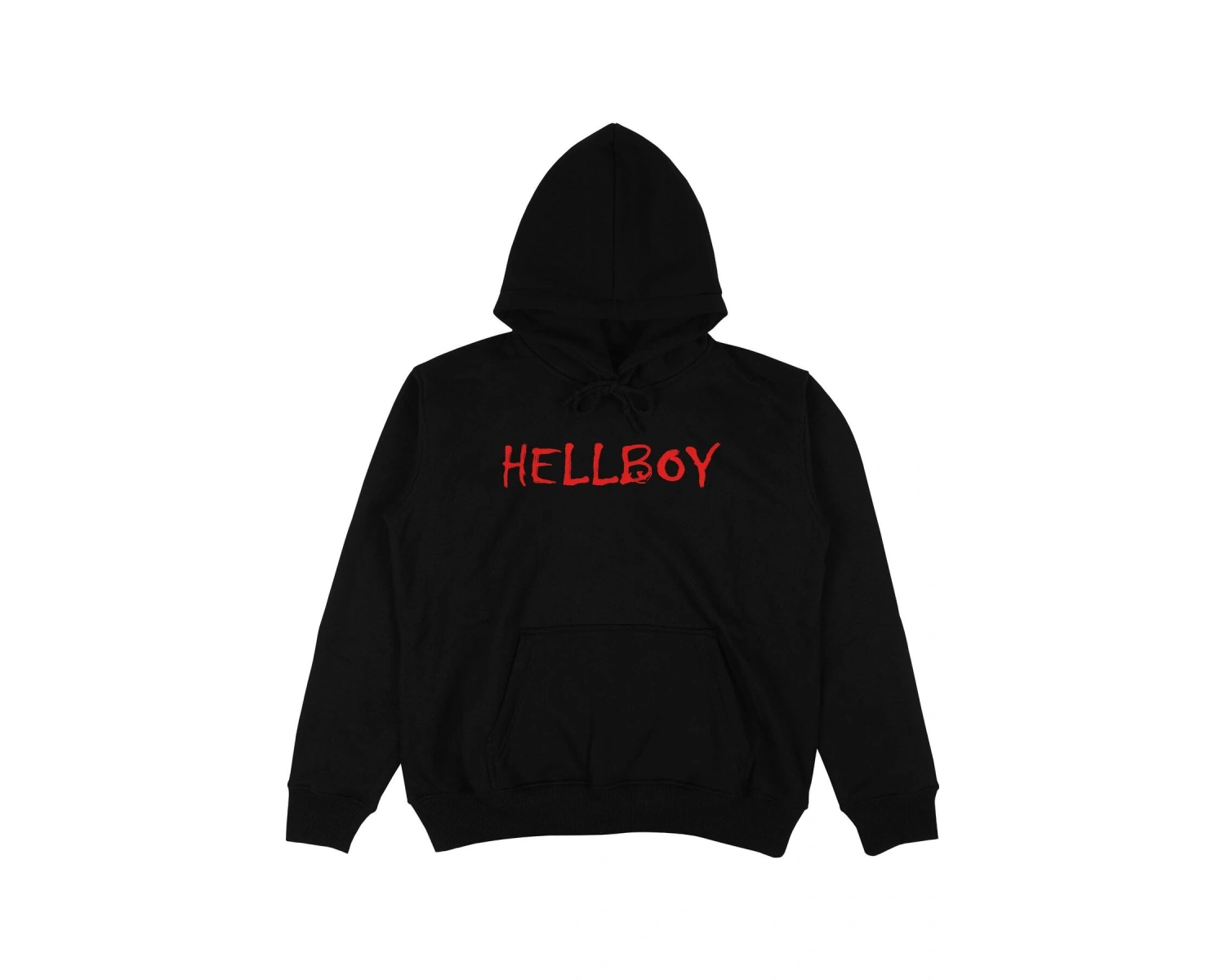 Hellboy Beyaz Oversize Unisex Kapüşonlu Sweatshirt Hoodie