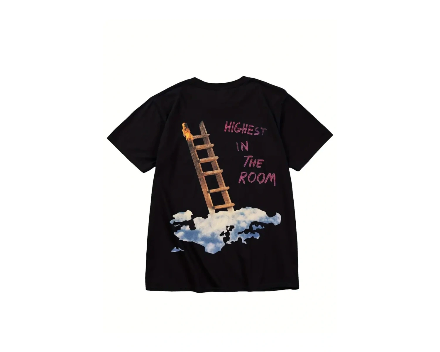 Highest in The Room On Arka Baskılı Unisex Oversize