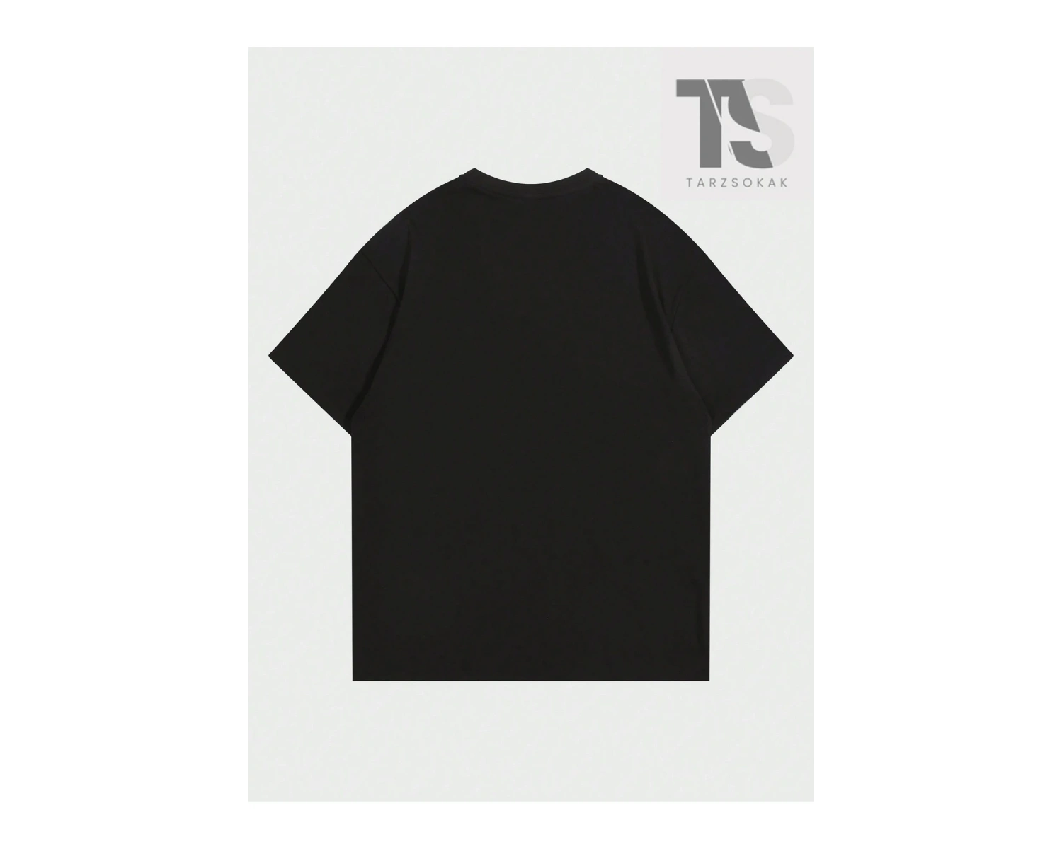 Hindistan Cevizi Ağacı ve Slogan Baskılı Erkek T-Shirt