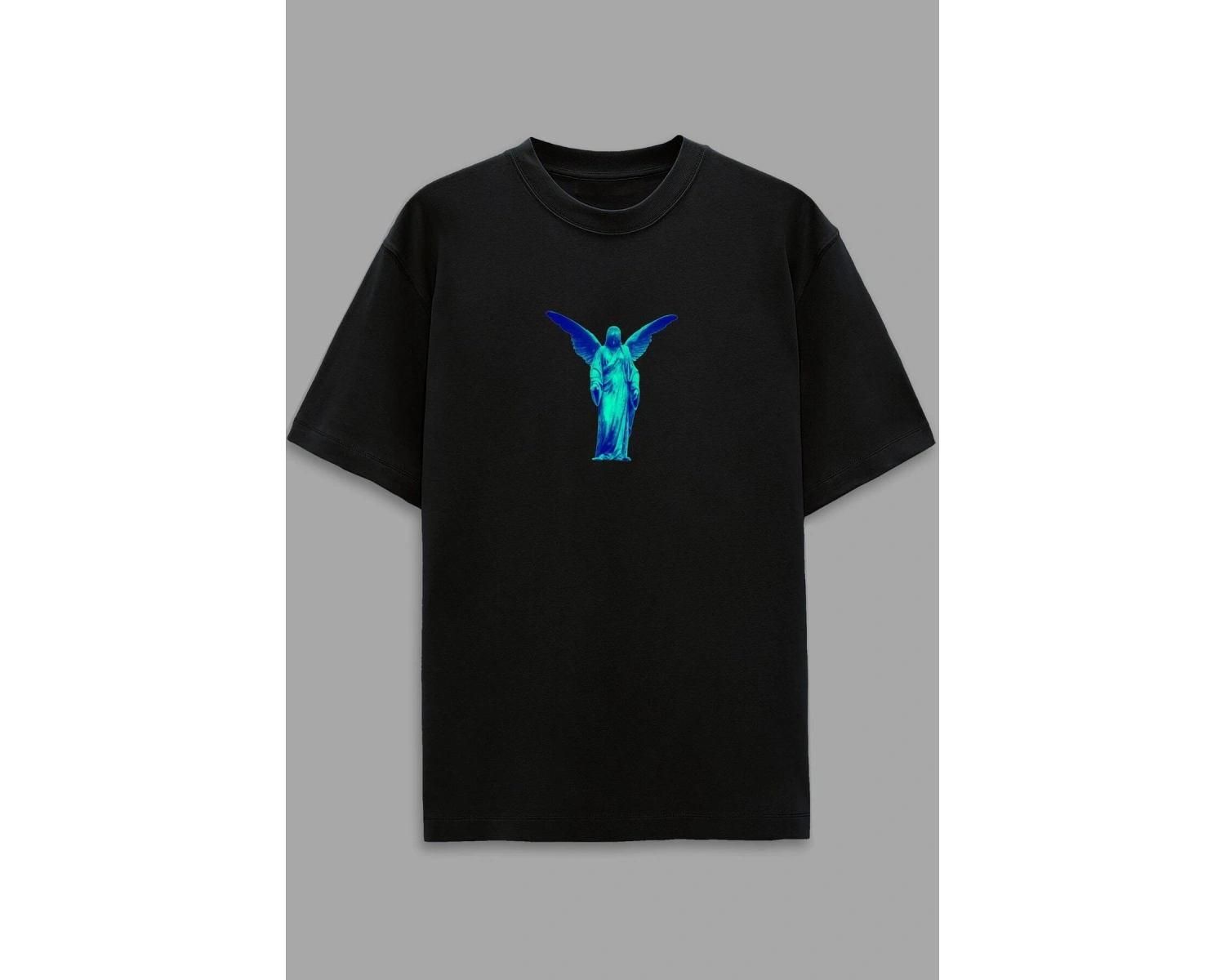 Histeria Siyah Oversize Unisex T-shirt