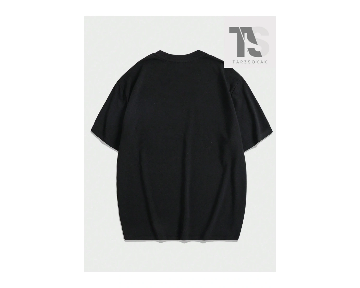 Homme 1pc Erkek Örme Günlük Kısa Kollu Tişört