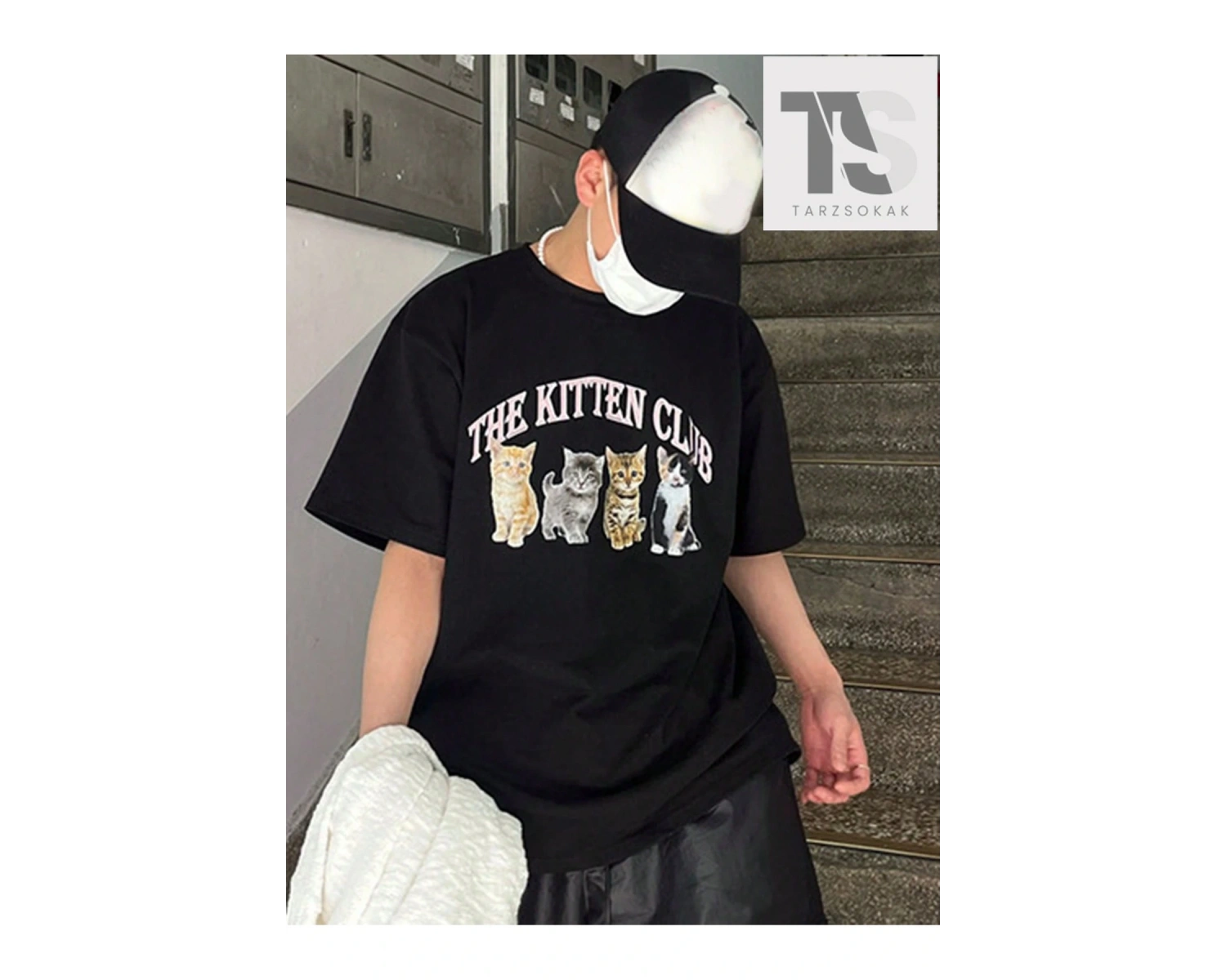 Homme Erkek Çiçek & Slogan Grafikli Tişört