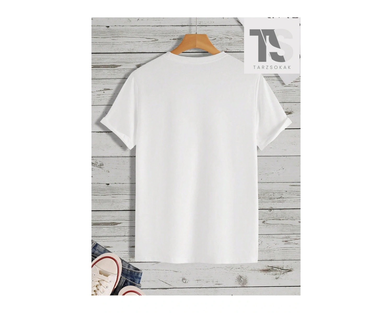 Homme Erkek Dağ Desenli Tişört