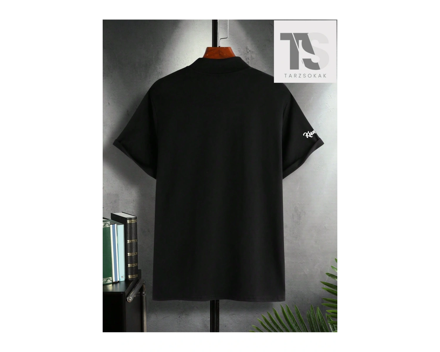 Homme Erkek Karikatür ve Mektup Grafikli Tişört