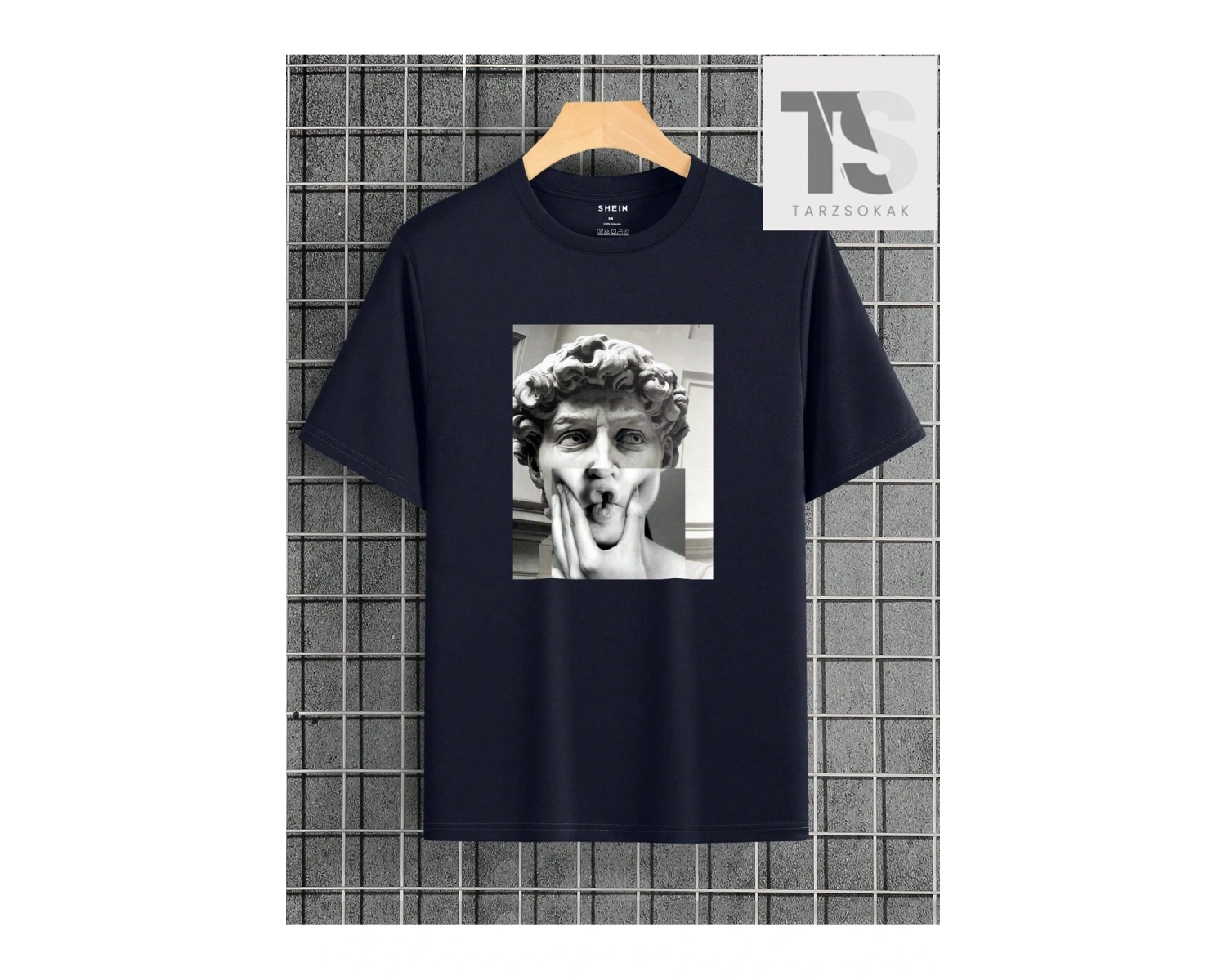 Homme Erkek Mektup Grafikli Tişört