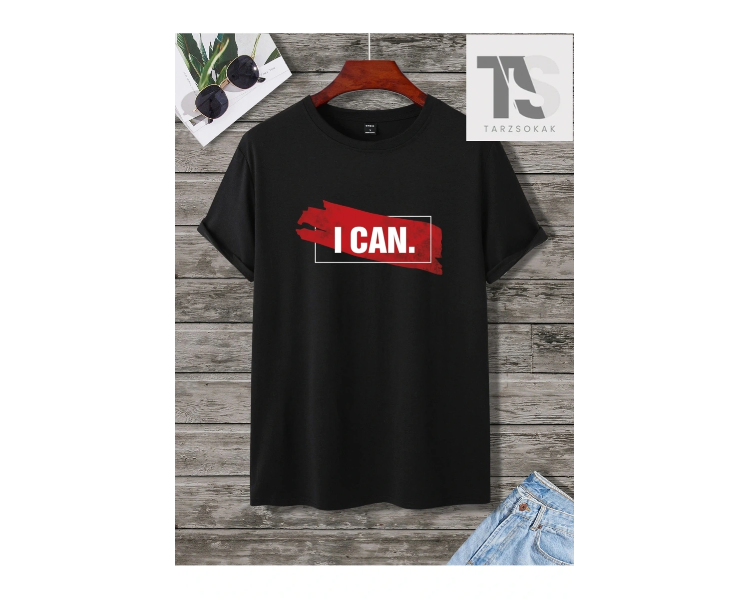 Homme Erkek Mektup Grafikli Tişört