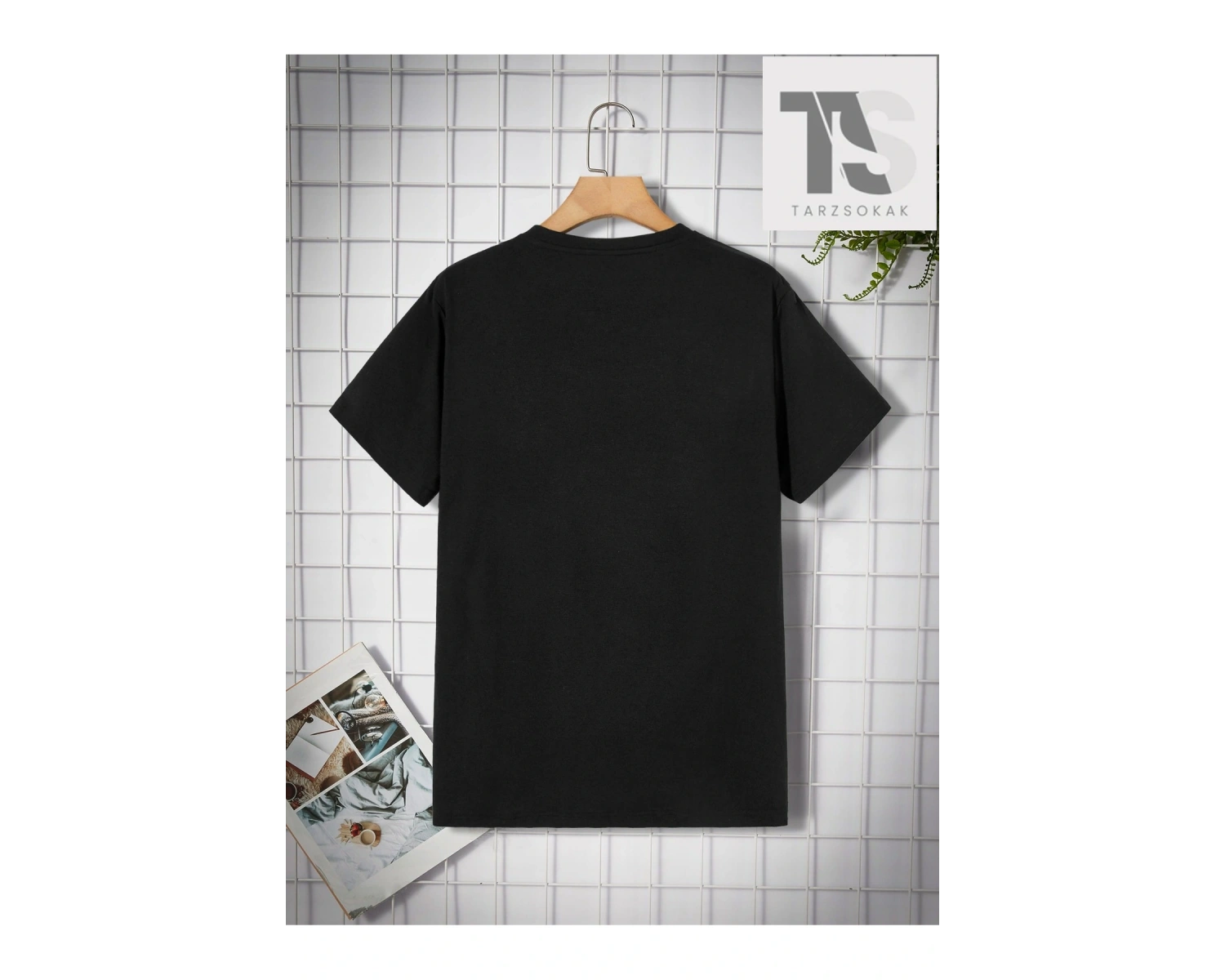 Homme Erkek Pamuk Dağ Desenli Tişört