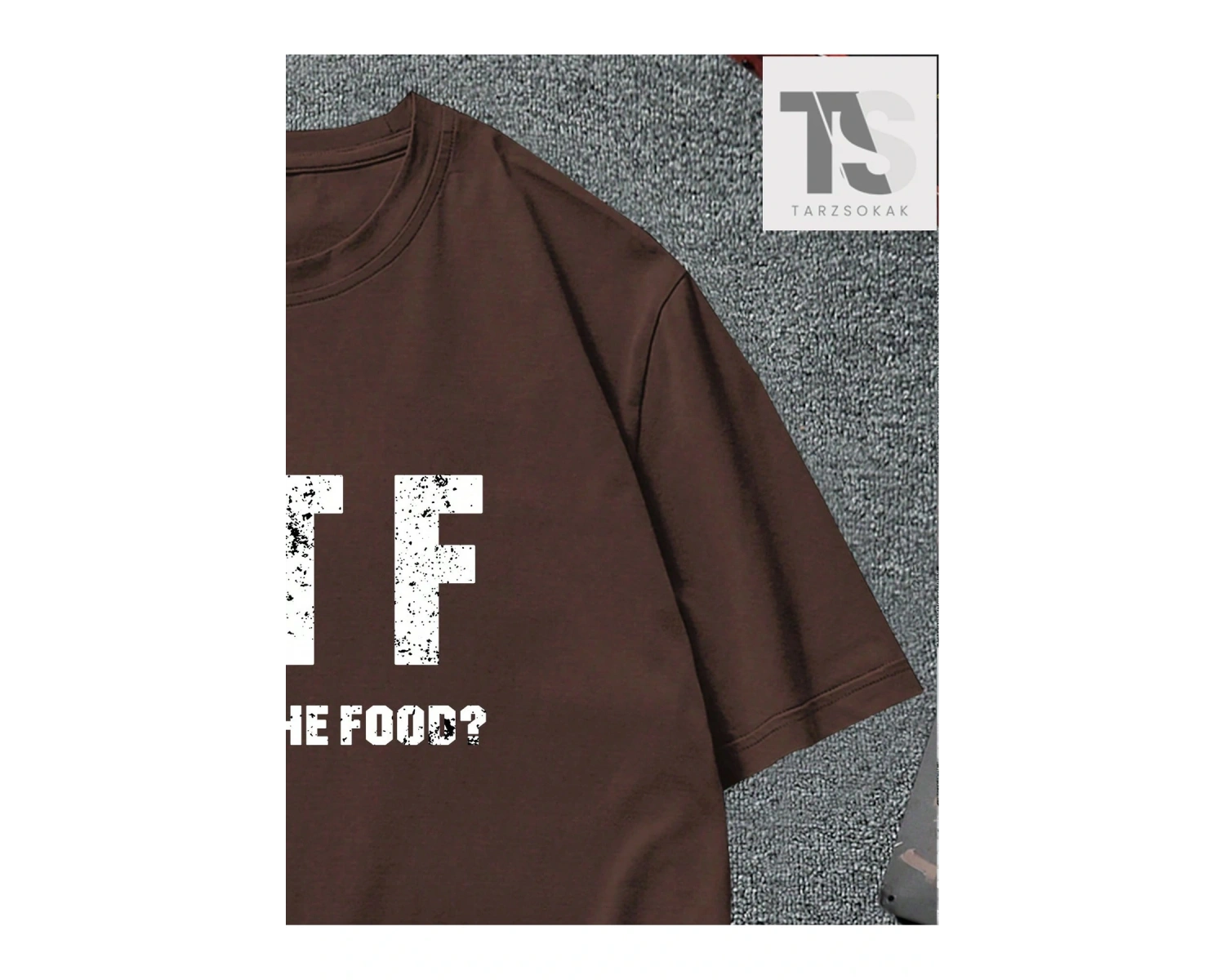 Homme Erkek Siyah Örme Kısa Kollu Yazılı Yuvarlak Yaka Tişört