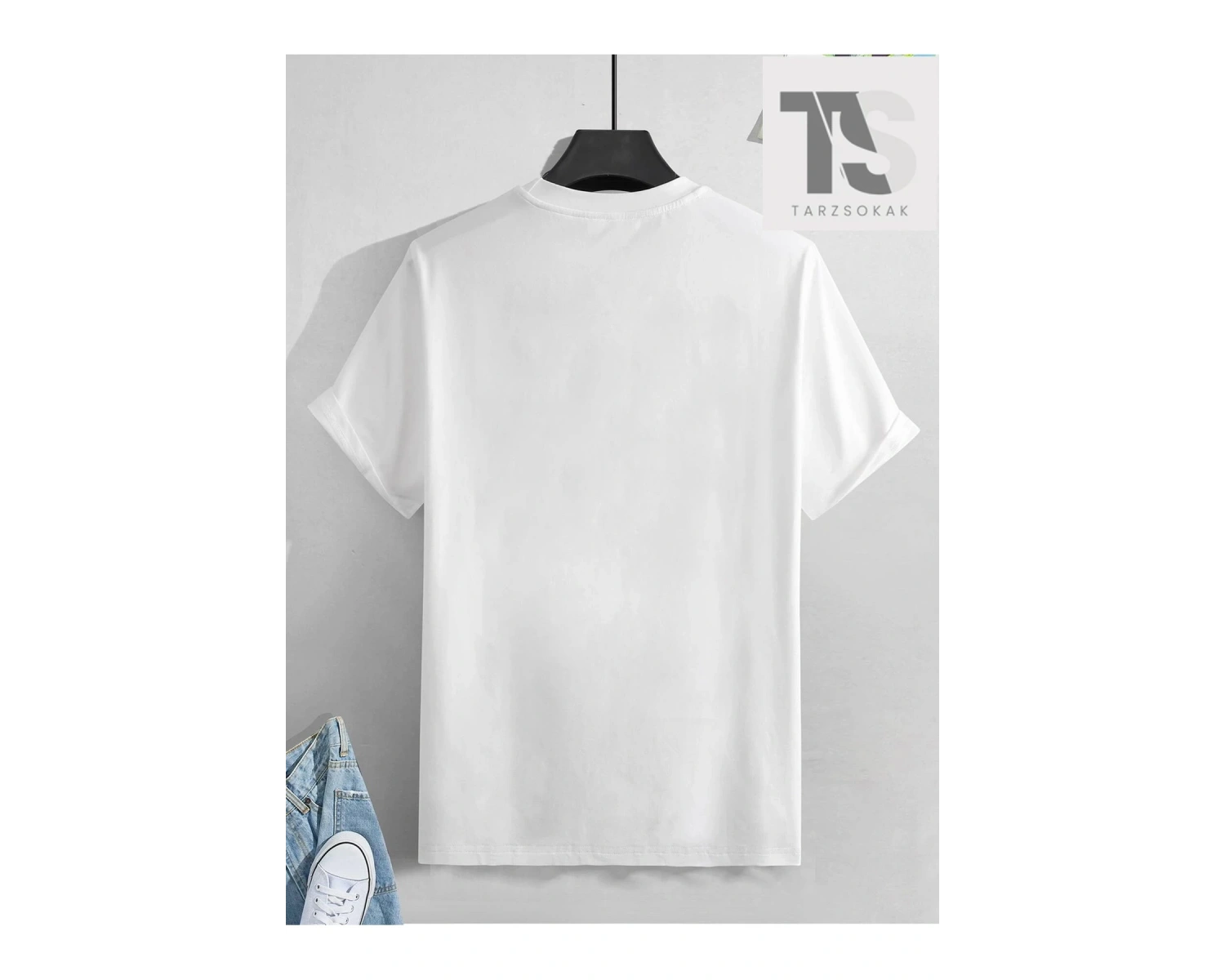 Homme Erkek Taç ve Harf Grafikli Tişört