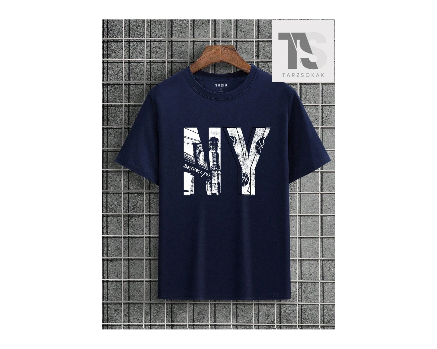 Homme Erkek Yazılı Baskılı Bisiklet Yaka Kısa Kollu Tişört