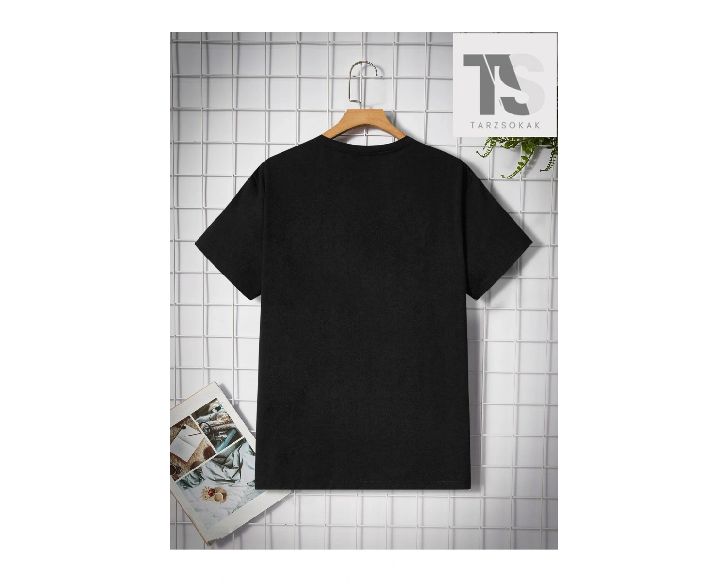 Homme Erkek Yazılı Baskılı Yuvarlak Yaka Kısa Kollu Tişört