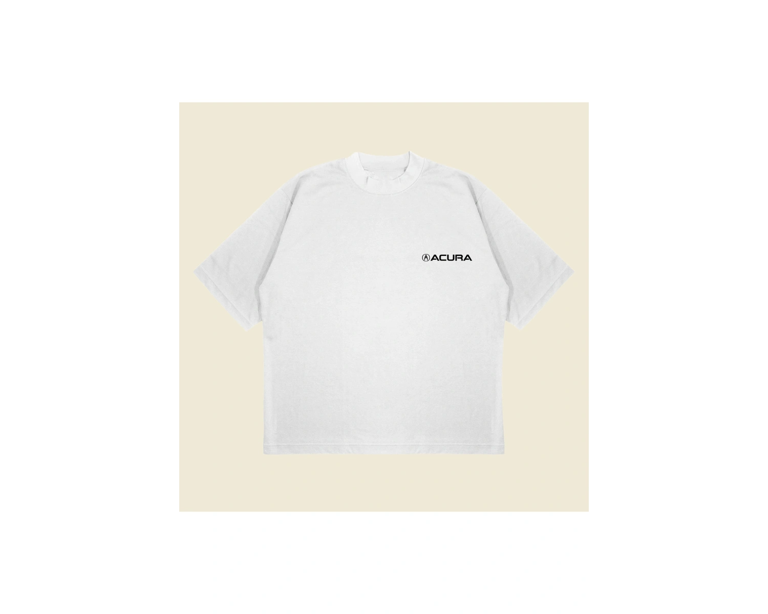 Honda Acura Nsx Baskılı Oversize Unisex Pamuklu Nefes Alan Kalın Kumaşlı