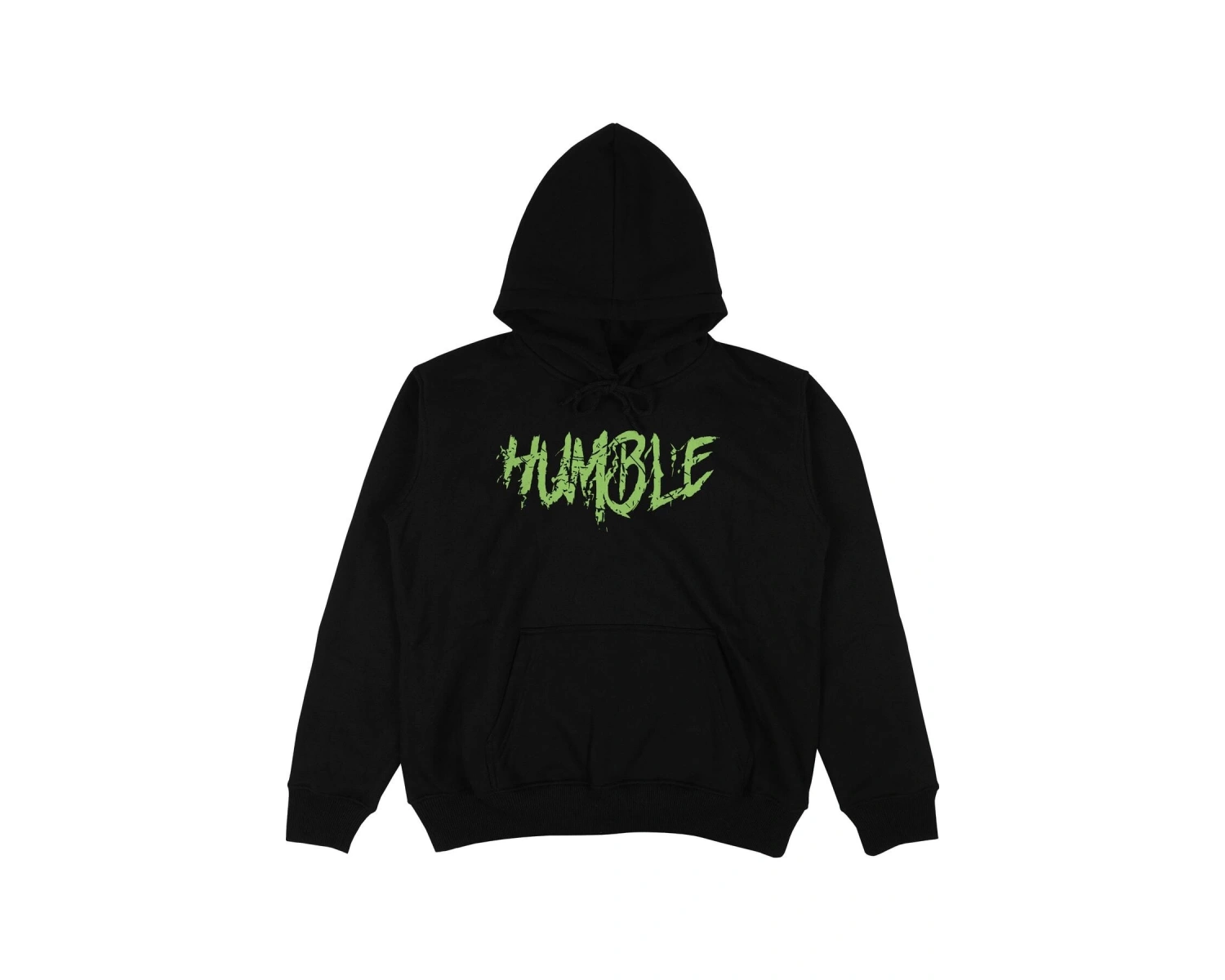 Humble Siyah Oversize Unisex Kapüşonlu Sweatshirt Hoodie