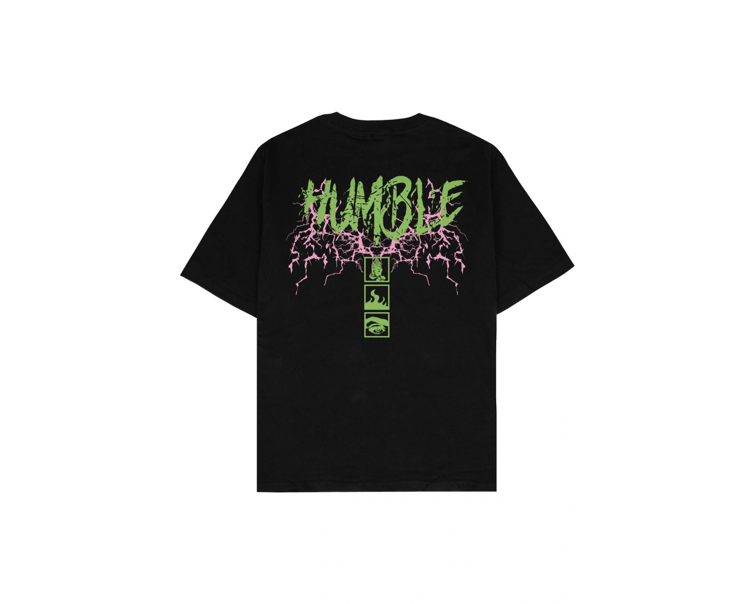 Humble Siyah Oversize Unisex T-shirt