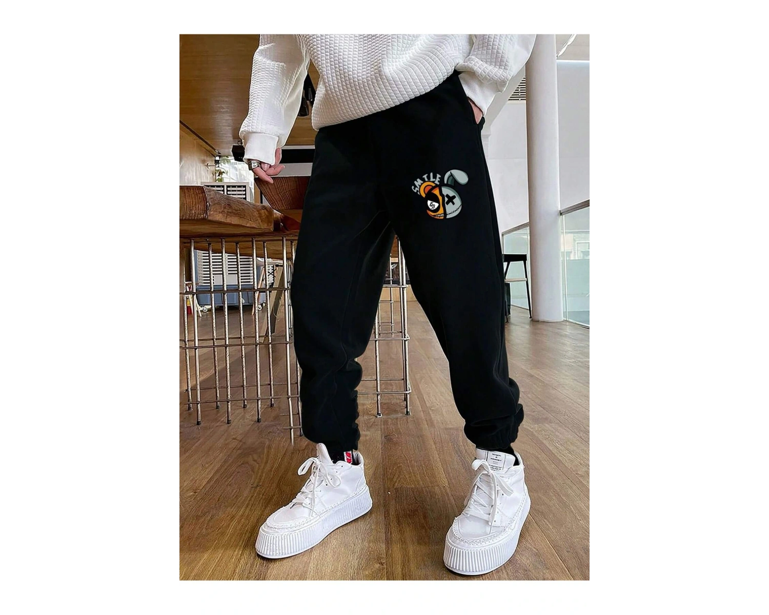 Hypemode Cartoon Graphic Eşofman Altı