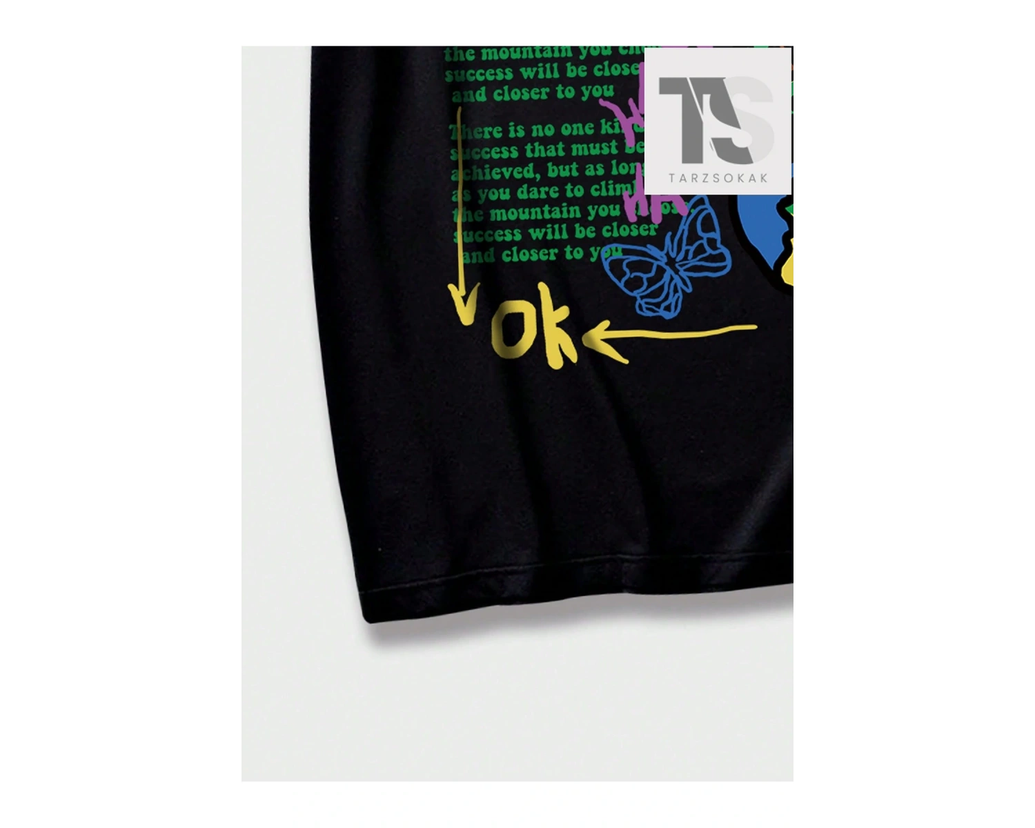 Hypemode Erkek Casual Kalp Baskılı Tişört