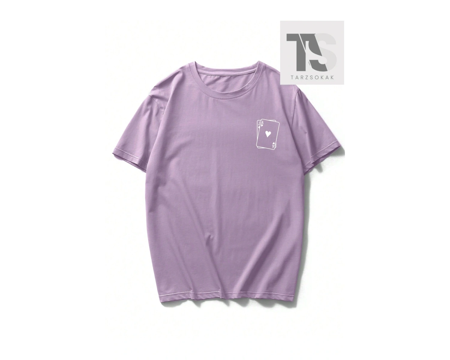 Hypemode Erkek Japon Harfli ve Çiçek Baskılı Tişört