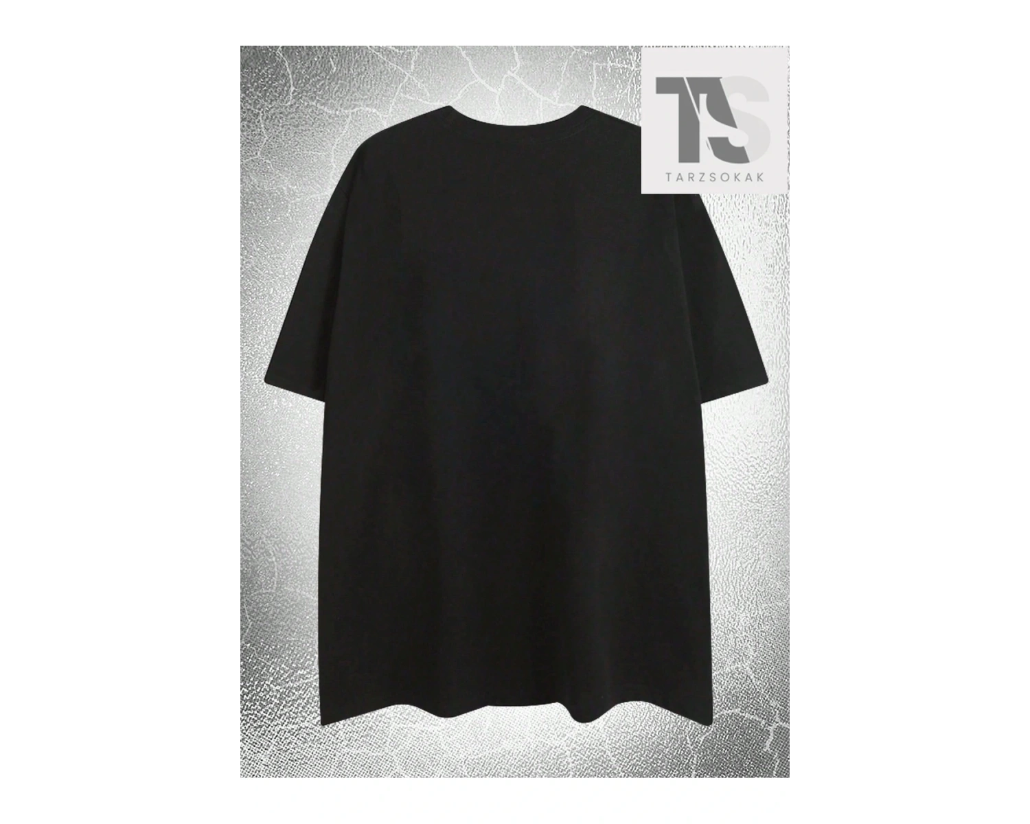 Hypemode Erkek Mektup Grafik Damla Omuz Tişörtü