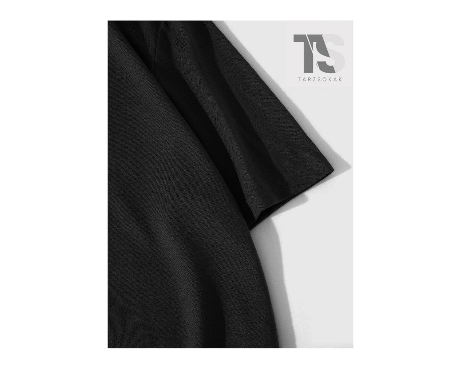 Hypemode Erkek Mektup Grafik Damla Omuz Tişörtü