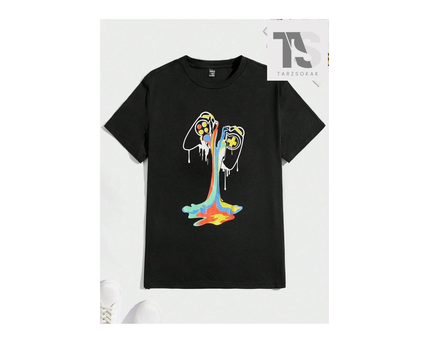 Hypemode Kısa Kollu Oyun Kumandası Baskılı Tişört