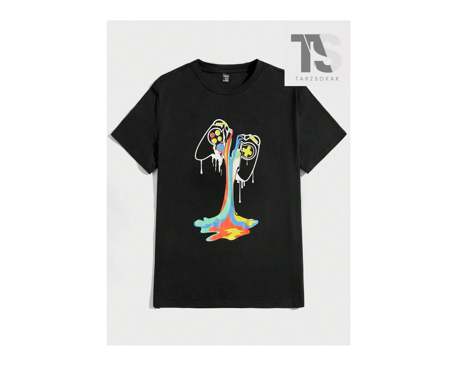 Hypemode Kısa Kollu Oyun Kumandası Baskılı Tişört